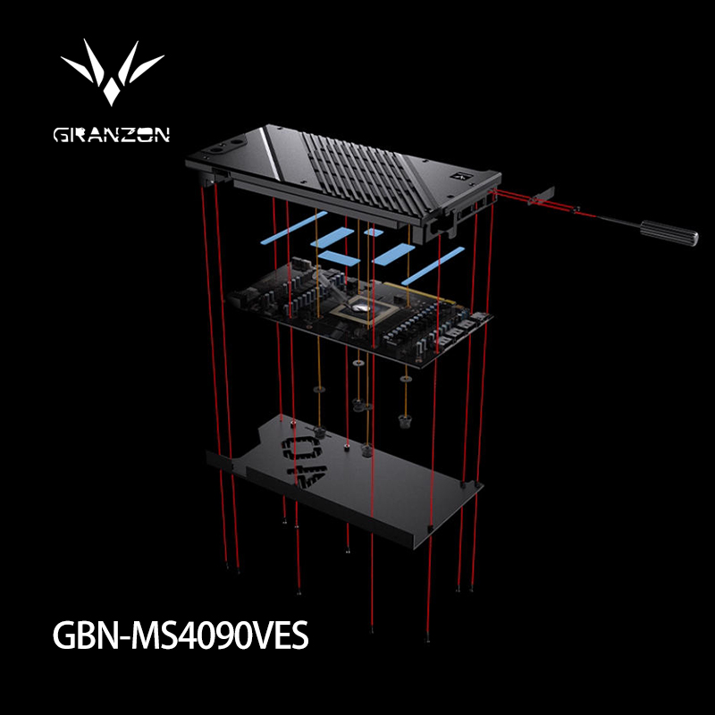 Rtx 4090 Water Block Full Cover - Blok wodny GPU Granzon do karty